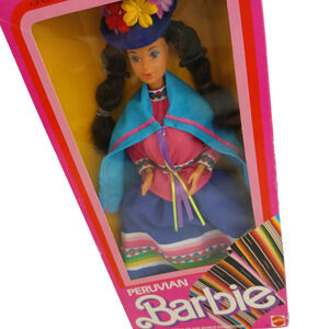 Vintage 1985 Peruvian Barbie from Dolls of the World Collection Mattel#2995